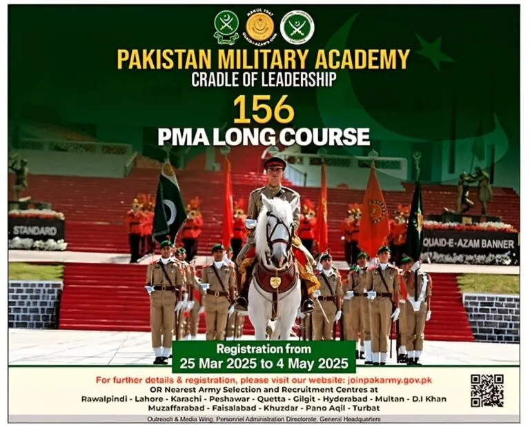Pakistan Army Commissioned Officer Jobs 2025 PMA Long Course