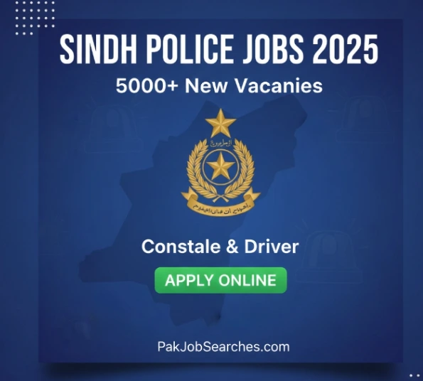 Sindh Police Jobs 2025 Online Apply Constable Vacancies Advertisement