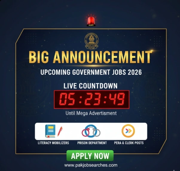 Upcoming Government Jobs 2026 Punjab Advertisement Details