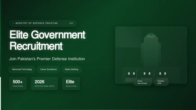 Pakistan Ministry of Defence Jobs 2026 recruitment office and government employees