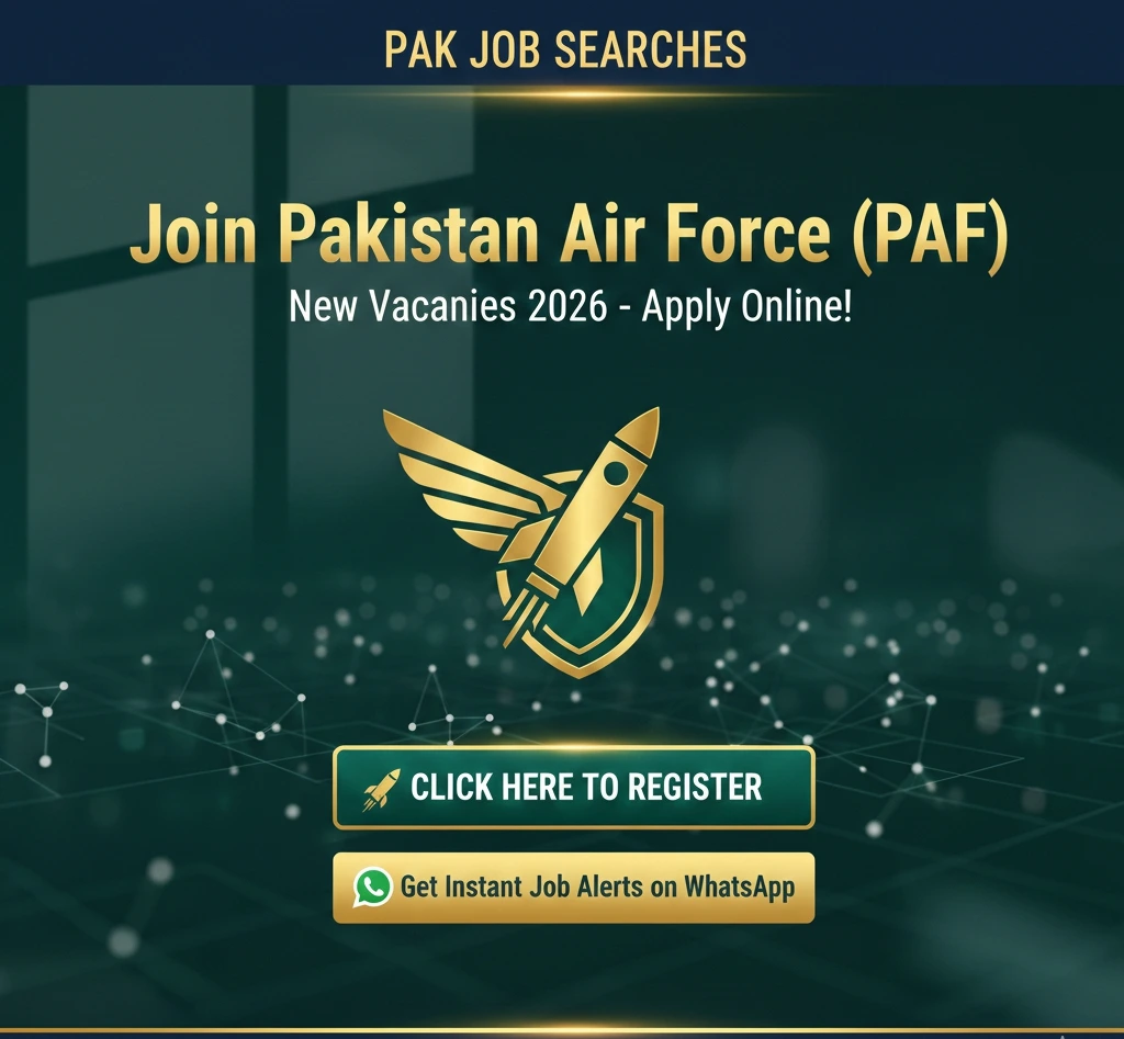Join Pakistan Air Force PAF Jobs 2026 Official Guide.