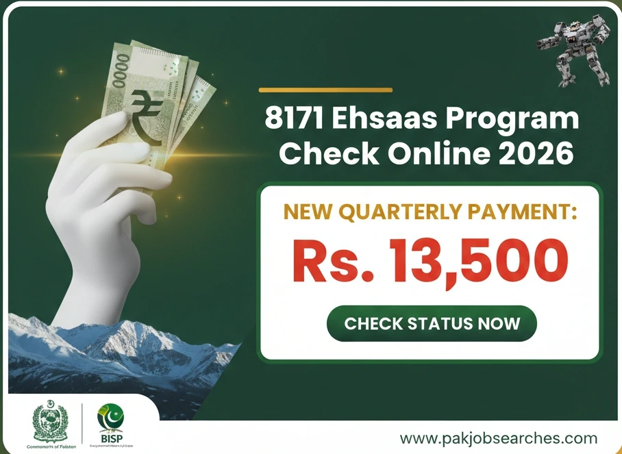 8171 Ehsaas Program Check Online 2026 Payment 13500